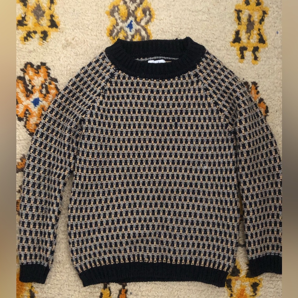 Steven Alan chunky wool Nordic ski sweater